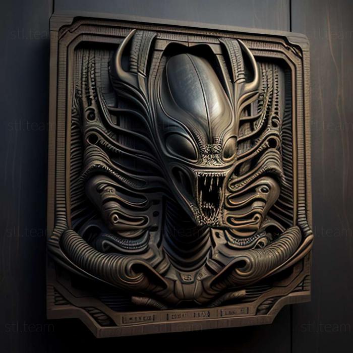 3D model Alien 3 game (STL)